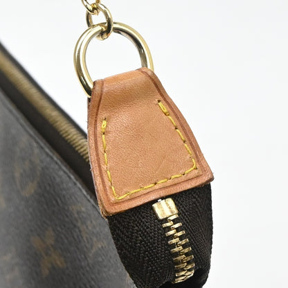 Louis Vuitton Mini pochette accessoires Canvas, Brown, Canvas, Clutch