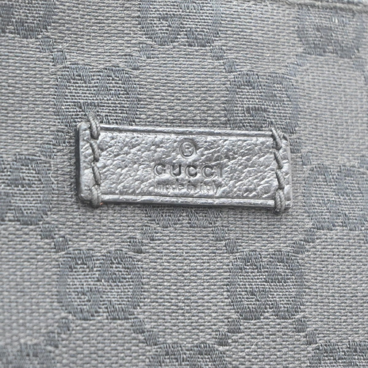 Gucci Web Loop GG Canvas, Black, Canvas, Shoulder Bag