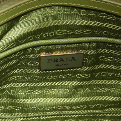 Prada Promenade Saffiano Leather, Green, Leather, Handbag