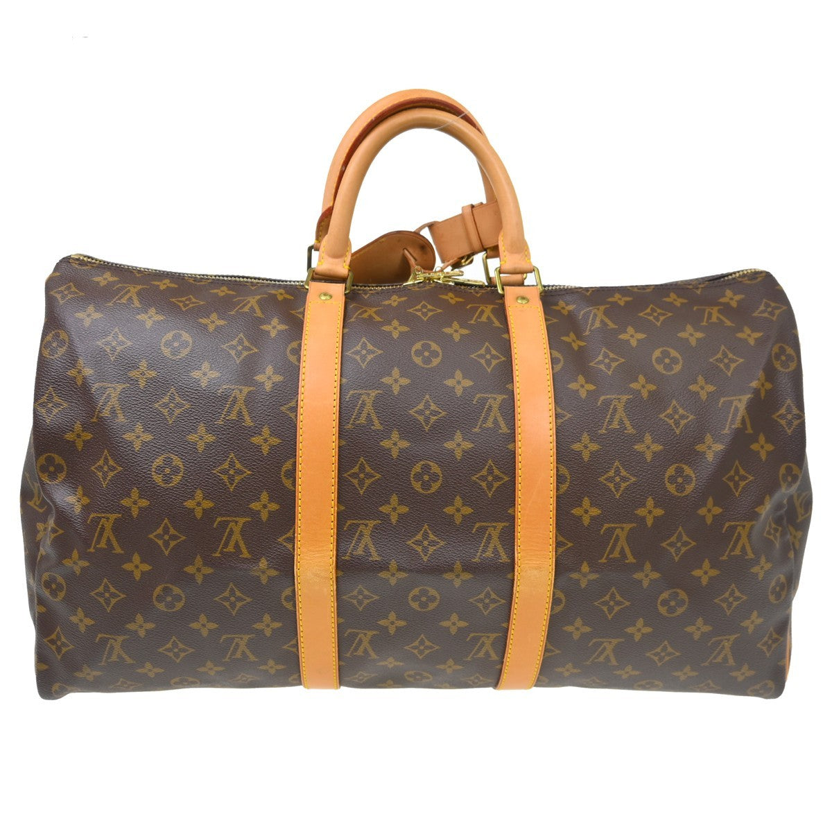 Louis Vuitton Keepall Monogram Canvas, Brown, Canvas, Travel Bag