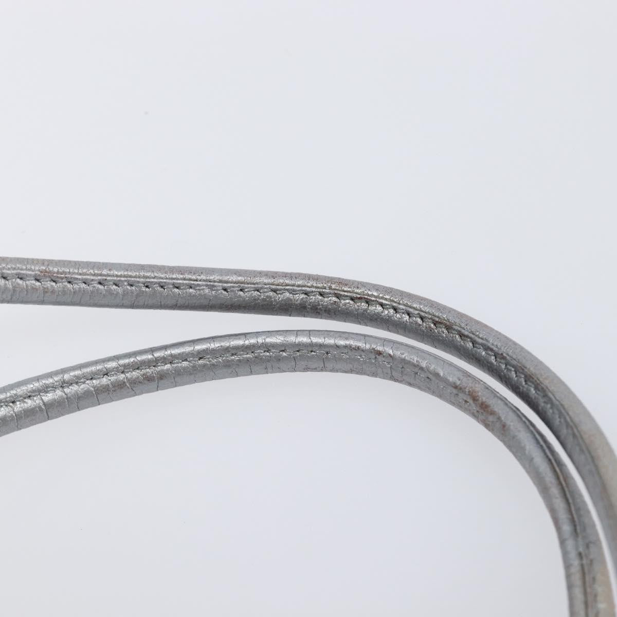 Bottega Veneta Intrecciato Handbag Intrecciato, Silver, Leather, Handbag