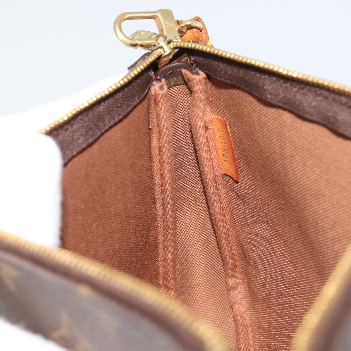 Louis Vuitton Pochette Accessoires NM Monogram Canvas, Brown, Canvas, Clutch