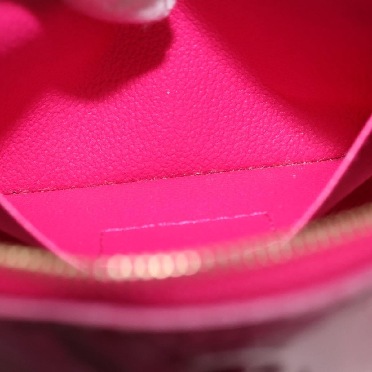 Louis Vuitton Cosmetic Case Limited Edition Monogram Vernis Ikat, Pink, Patent Leather, Toiletry Case