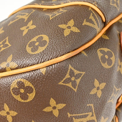 Louis Vuitton Galliera Monogram Canvas, Brown, Canvas, Handbag
