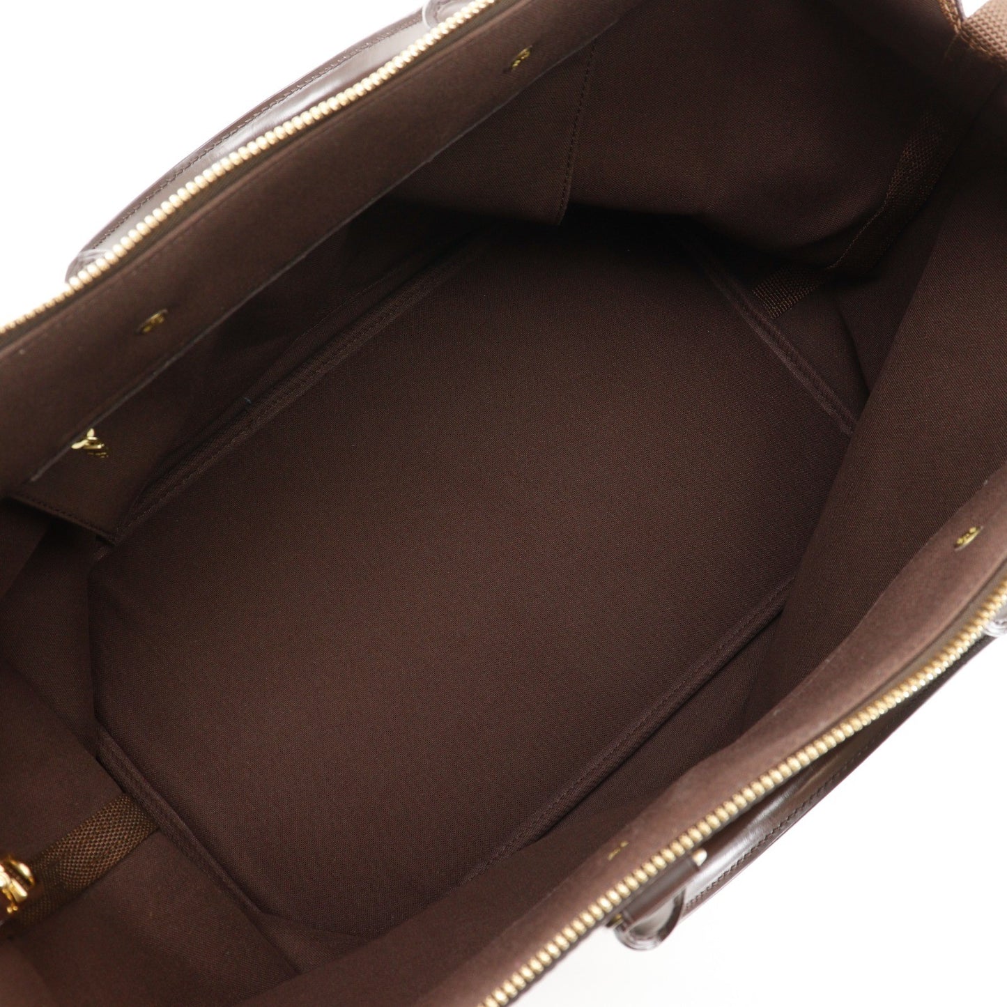 Louis Vuitton Greenwich Damier Ebene, Brown, Canvas, Handbag