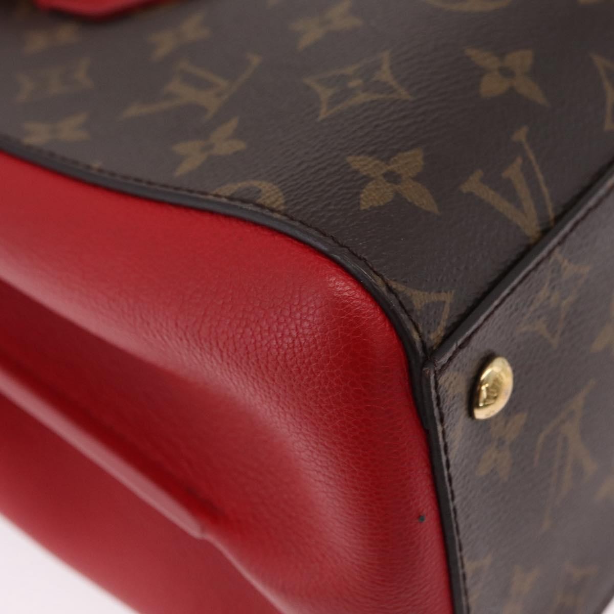 Louis Vuitton Florine Monogram Canvas and Leather, Brown, Canvas, Handbag