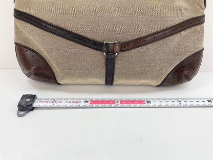 Gucci Reins Web Canvas, Brown, Canvas, Shoulder Bag