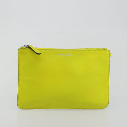 Christian Dior Diorissimo Tote Smooth Calfskin, Yellow, Leather, Handbag