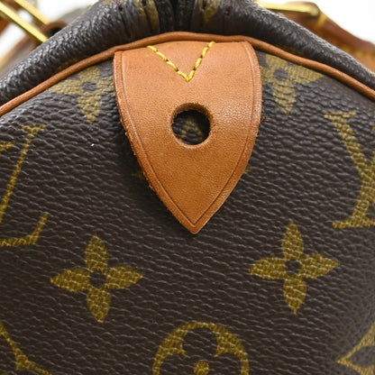 Louis Vuitton Speedy Monogram Canvas, Brown, Canvas, Handbag