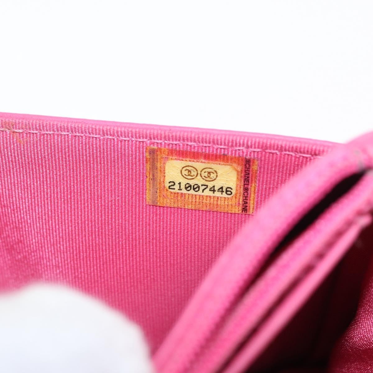 Chanel Wallet on Chain Quilted Ombre Lambskin, Pink, Leather, Crossbody Bag