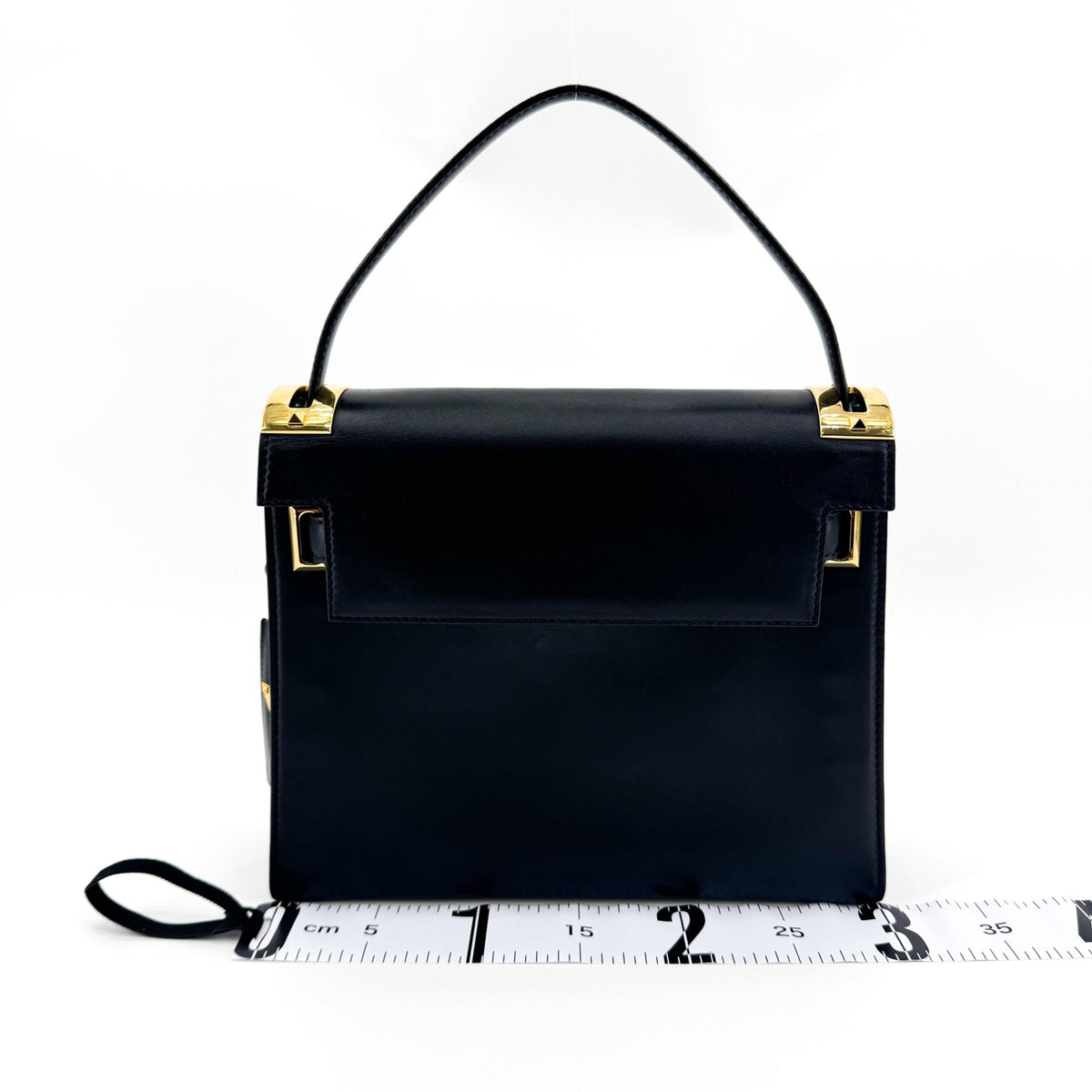 Valentino Garavani My Rockstud Satchel Leather, Black, Leather, Handbag