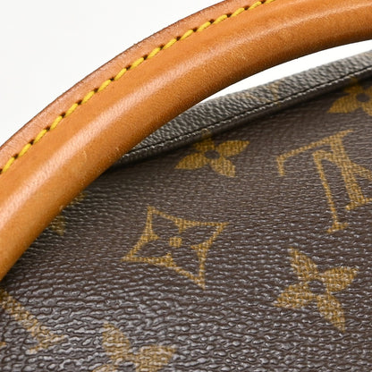 Louis Vuitton Looping Monogram Canvas, Brown, Canvas, Handbag