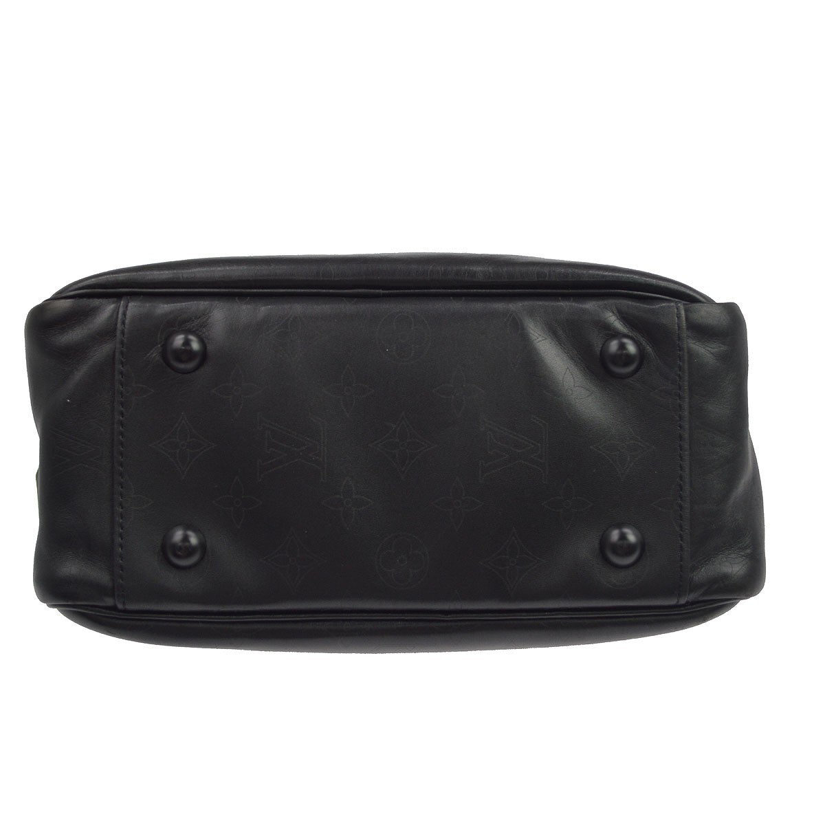 Louis Vuitton Clarkson Messenger Monogram Shadow Leather, Black, Leather, Handbag