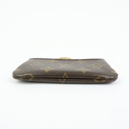 Louis Vuitton Key Monogram Canvas, Brown, Canvas, Clutch