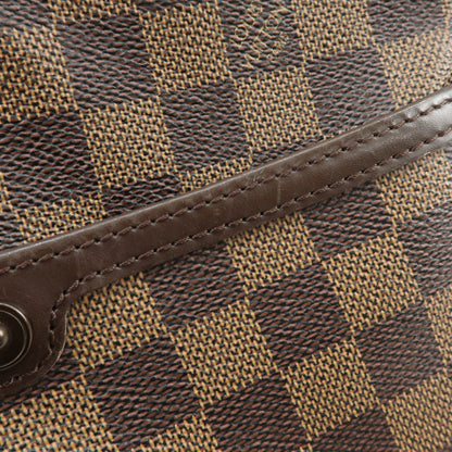 Louis Vuitton Bloomsbury Damier, Brown, Canvas, Shoulder Bag