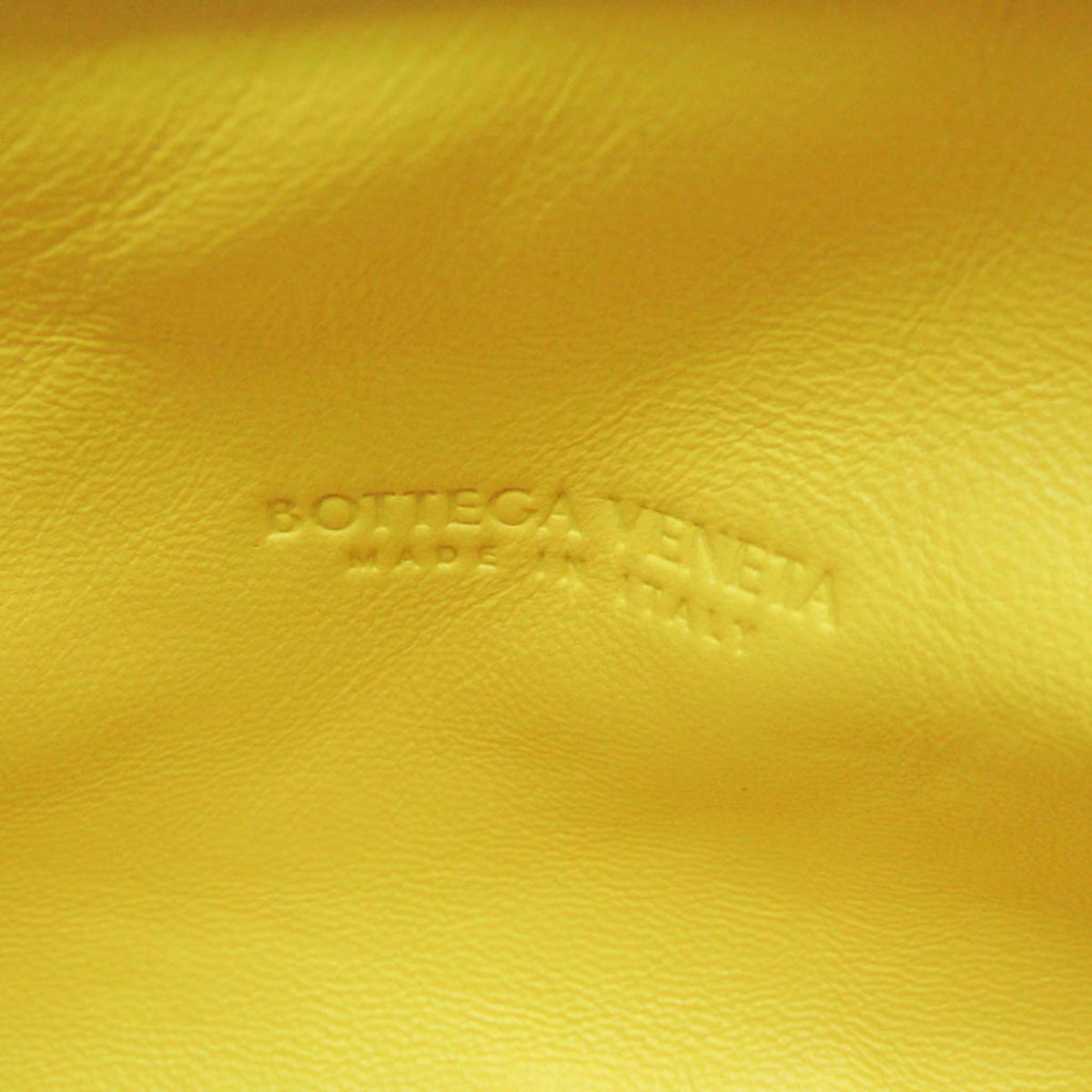 Bottega Veneta The Wave Twisted Chenille, Yellow, Textile, Clutch