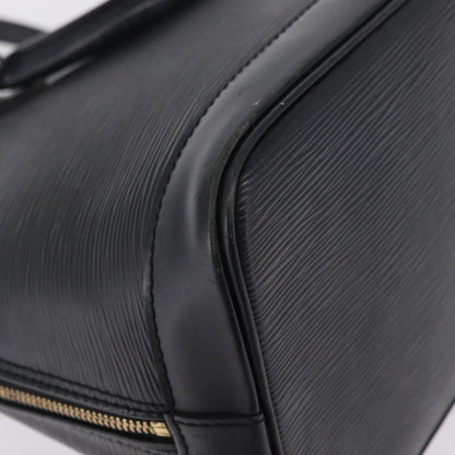 Louis Vuitton Alma Epi Leather, Black, Leather, Handbag