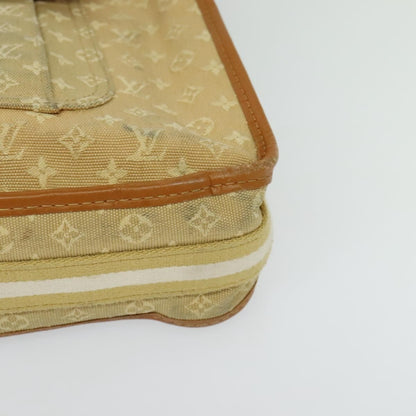 Louis Vuitton Mary Kate Messenger Mini Lin, Beige, Canvas, Handbag