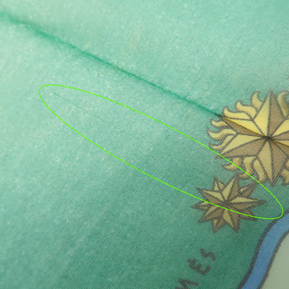 Hermes Carré 40 Silk, Green, Silk, Scarf