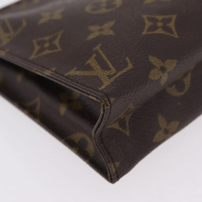 Louis Vuitton Toiletry Pouch Monogram Canvas, Brown, Canvas, Clutch