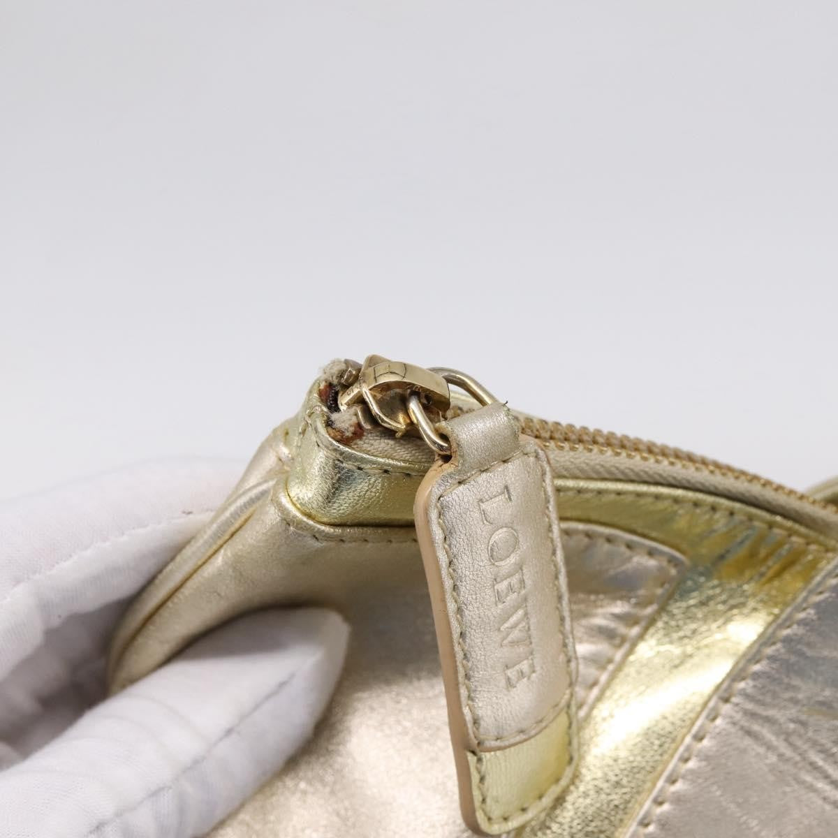Loewe Vintage Leather, Gold, Leather, Shoulder Bag