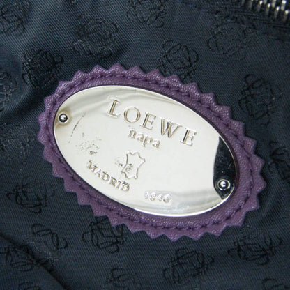 Loewe Anagram Leather, Purple, Leather, Tote Bag