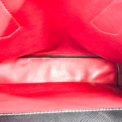 Prada Cuir Double Saffiano Leather, Black, Leather, Tote Bag