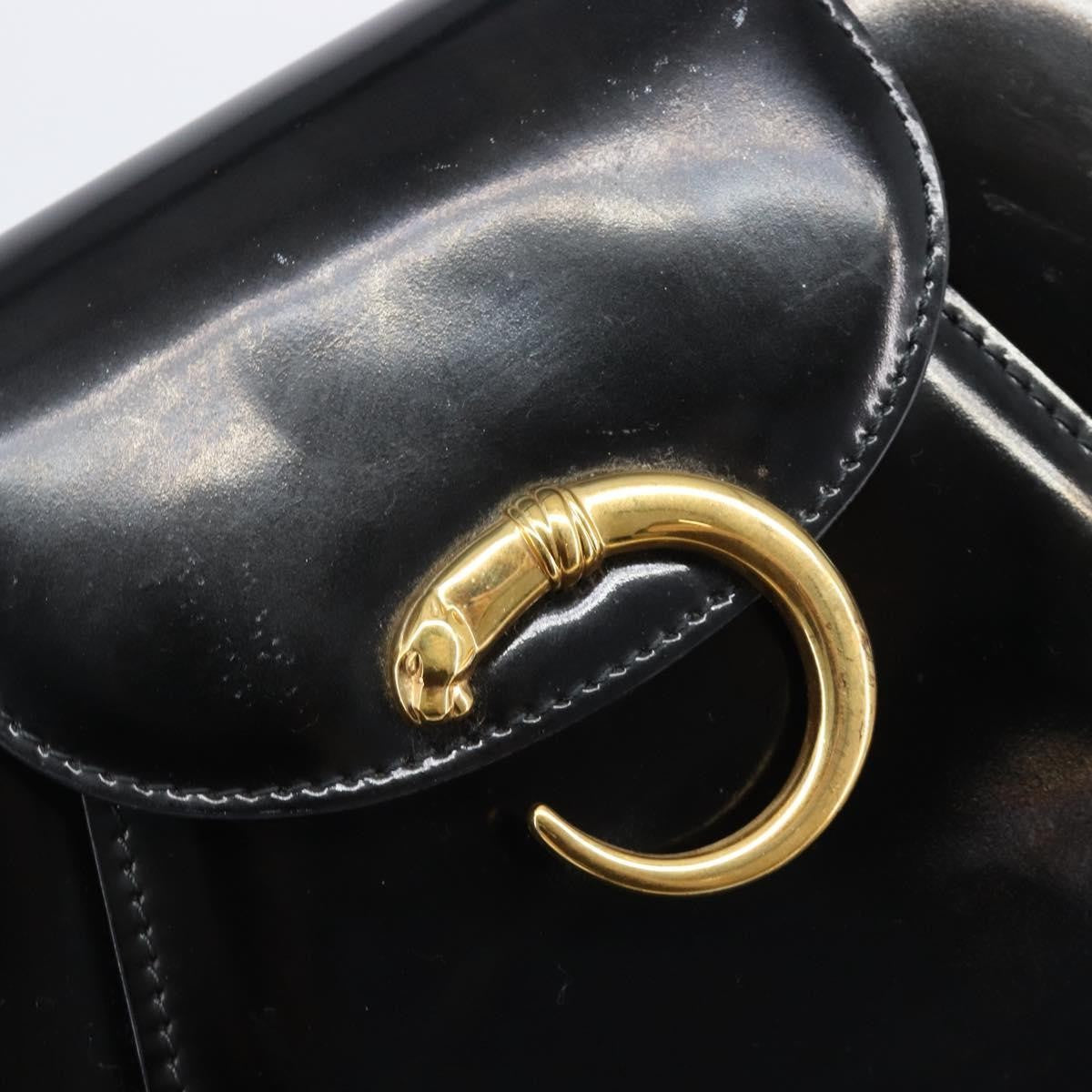 Cartier Panthère Patent Leather, Black, Patent Leather, Tote Bag