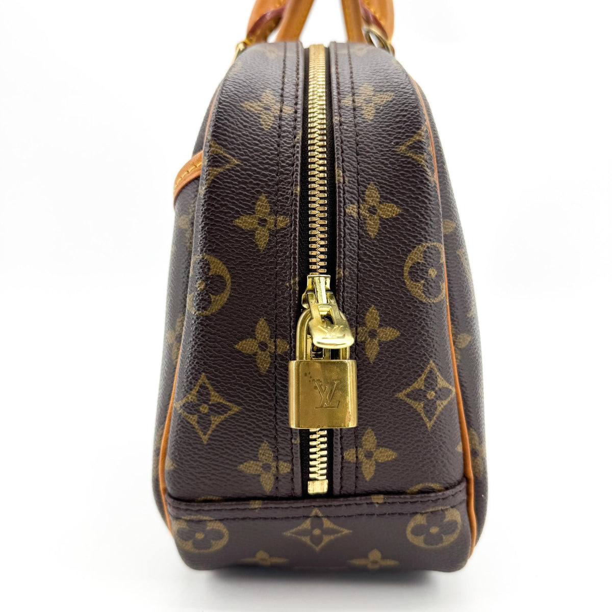 Louis Vuitton Trouville Monogram Canvas, Brown, Canvas, Handbag