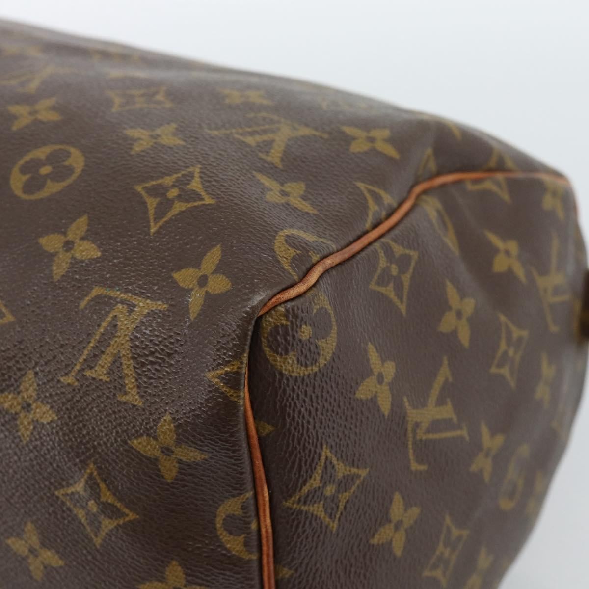 Louis Vuitton Speedy Monogram Canvas, Brown, Canvas, Handbag
