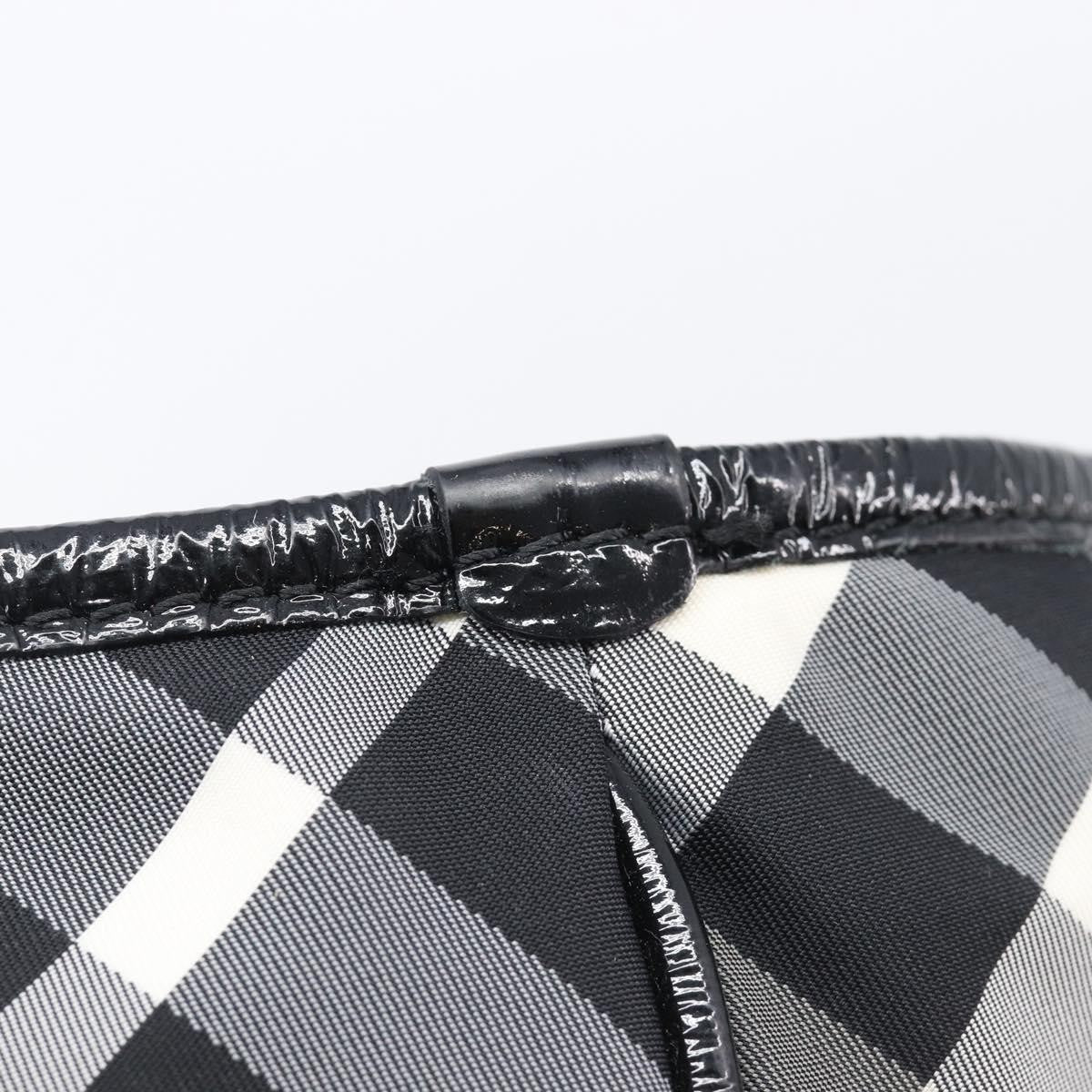 Burberry Nova Check Tote canvas check pattern, Black, Nylon, Handbag