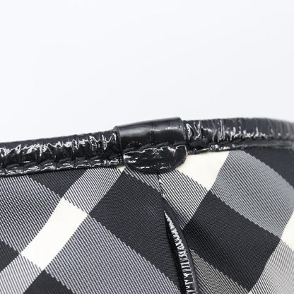 Burberry Nova Check Tote canvas check pattern, Black, Nylon, Handbag