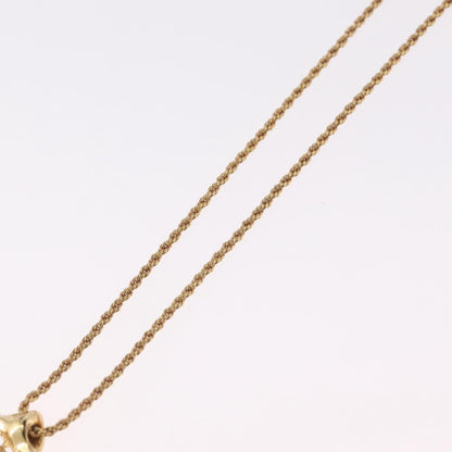 Christian Dior Vintage CD Heart Pendant Metal, Gold, Metal, Necklace
