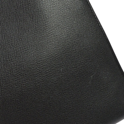 Celine Vintage Turnlock Leather, Black, Leather, Shoulder Bag