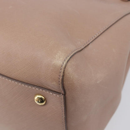 Salvatore Ferragamo Batik Leather, Beige, Leather, Tote Bag