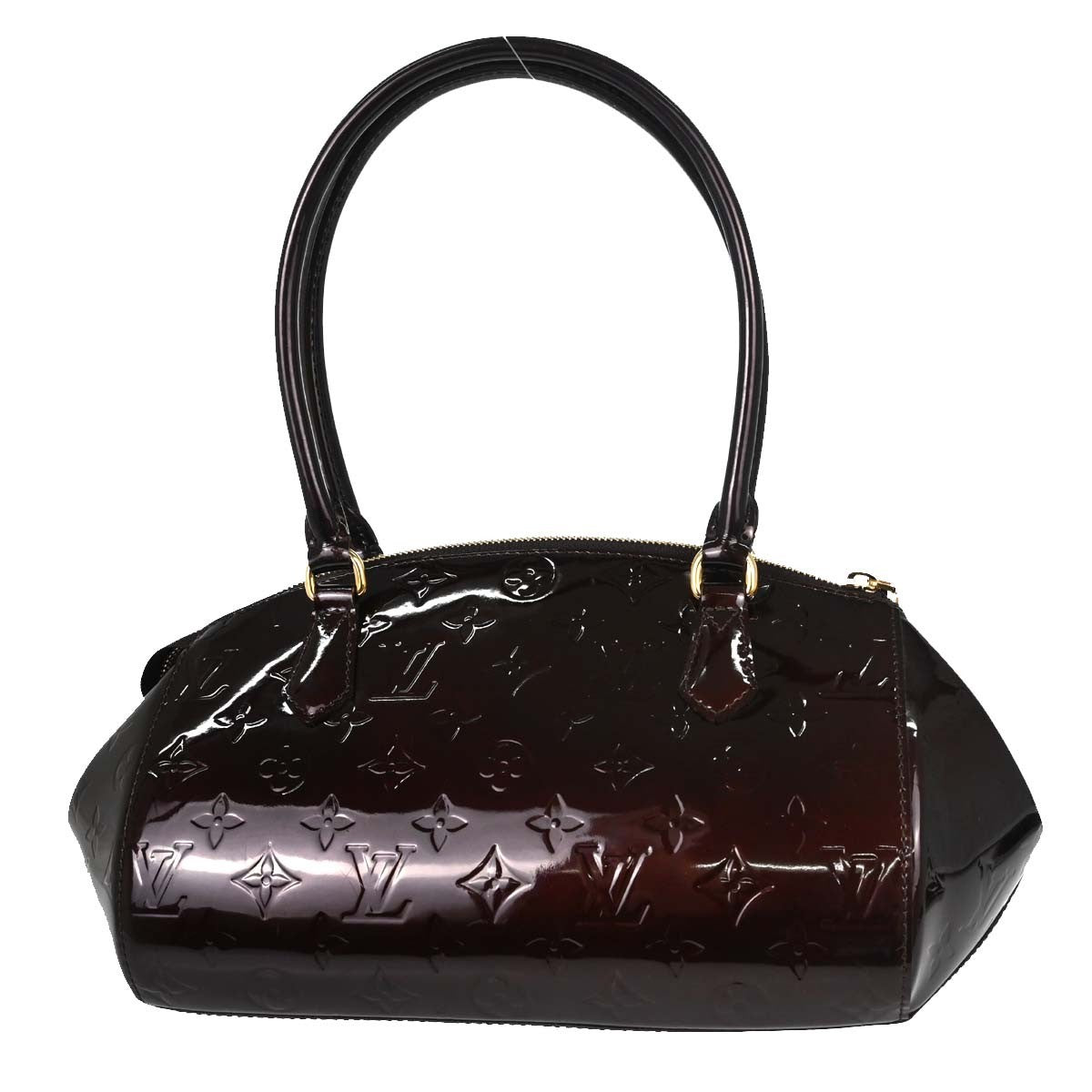 Louis Vuitton Sherwood Monogram Vernis, Purple, Patent Leather, Handbag