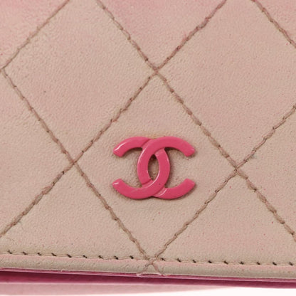 Chanel Wallet on Chain Quilted Ombre Lambskin, Pink, Leather, Crossbody Bag