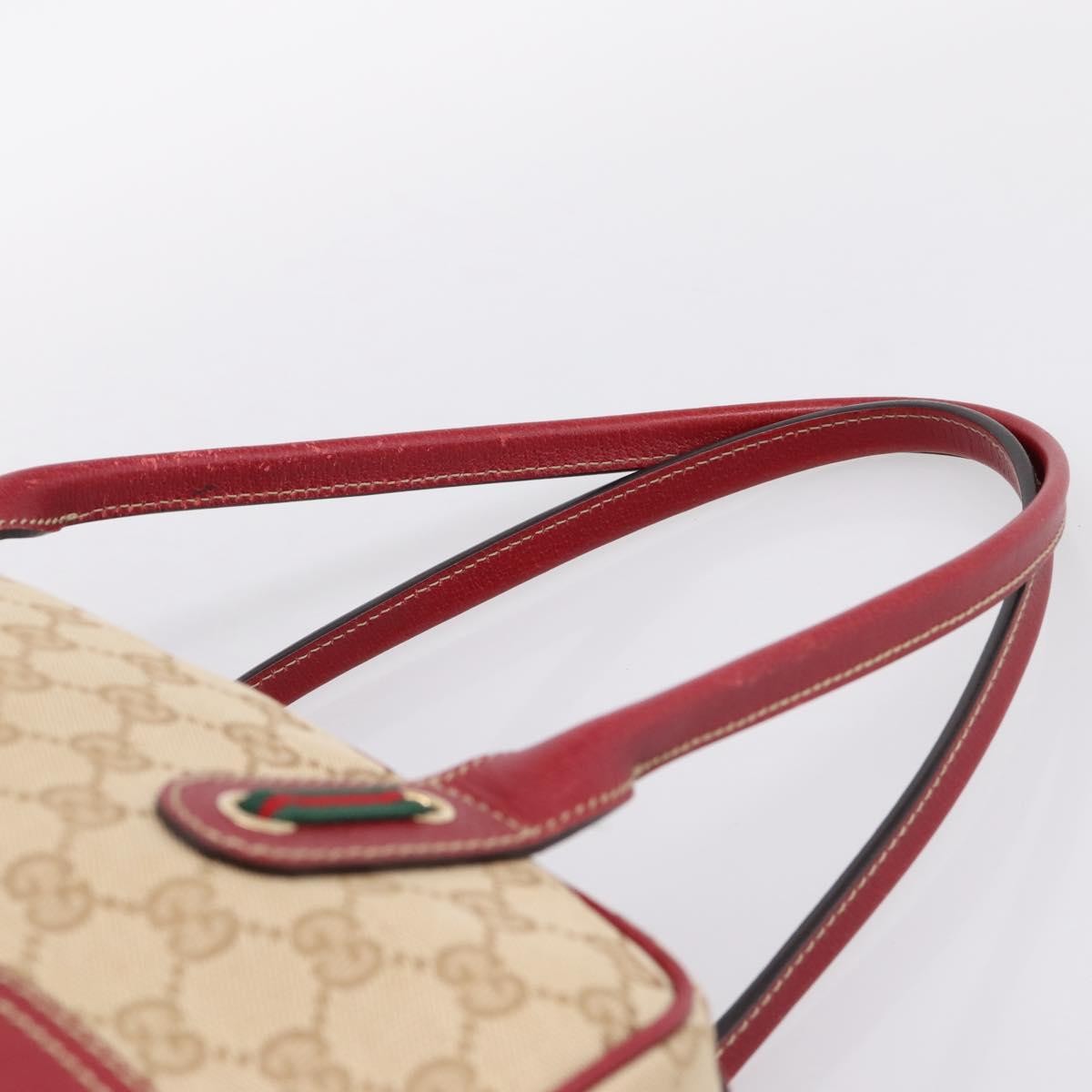 Gucci Princy Boston GG Canvas, Beige, Canvas, Handbag