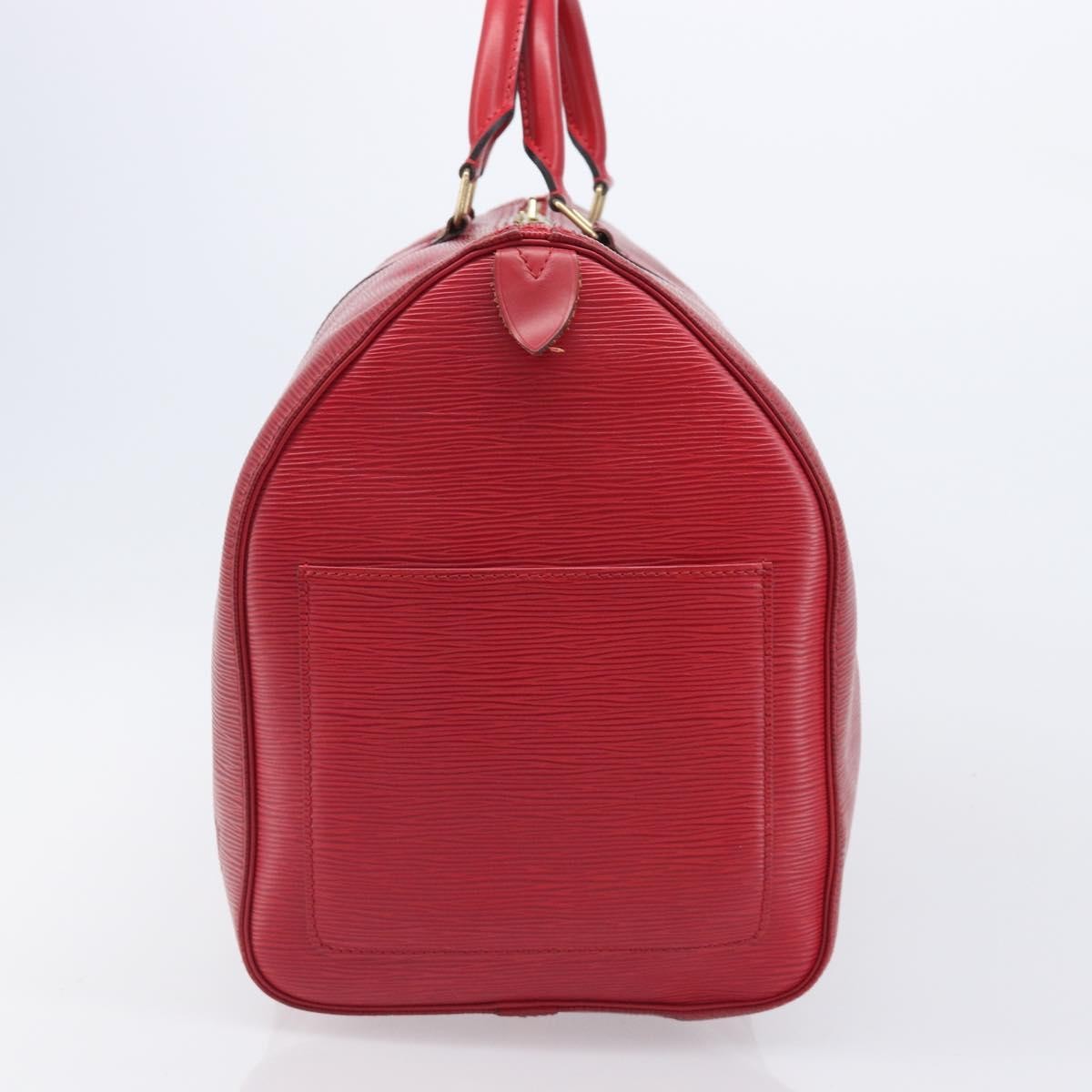 Louis Vuitton Keepall Epi Leather, Red, Leather, Travel Bag