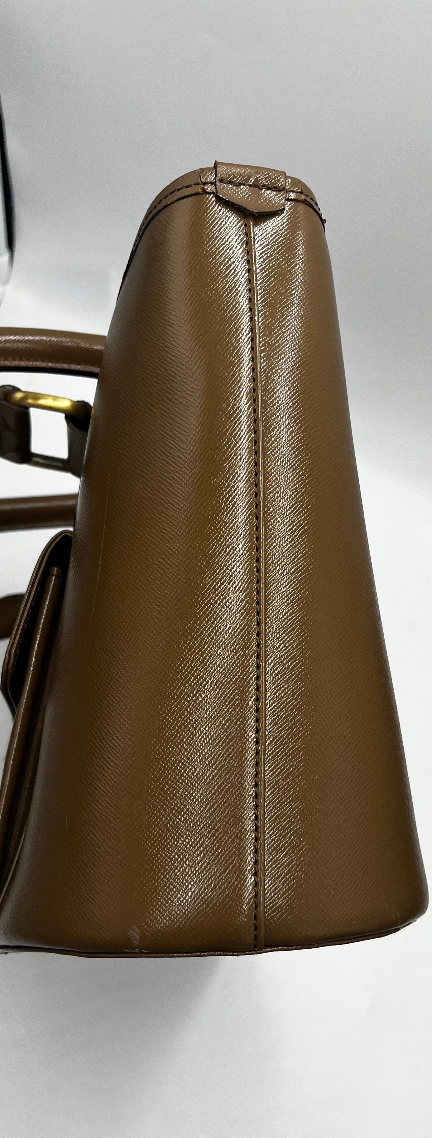 Burberry Tote bag leather bracelet, Beige, Leather, Handbag