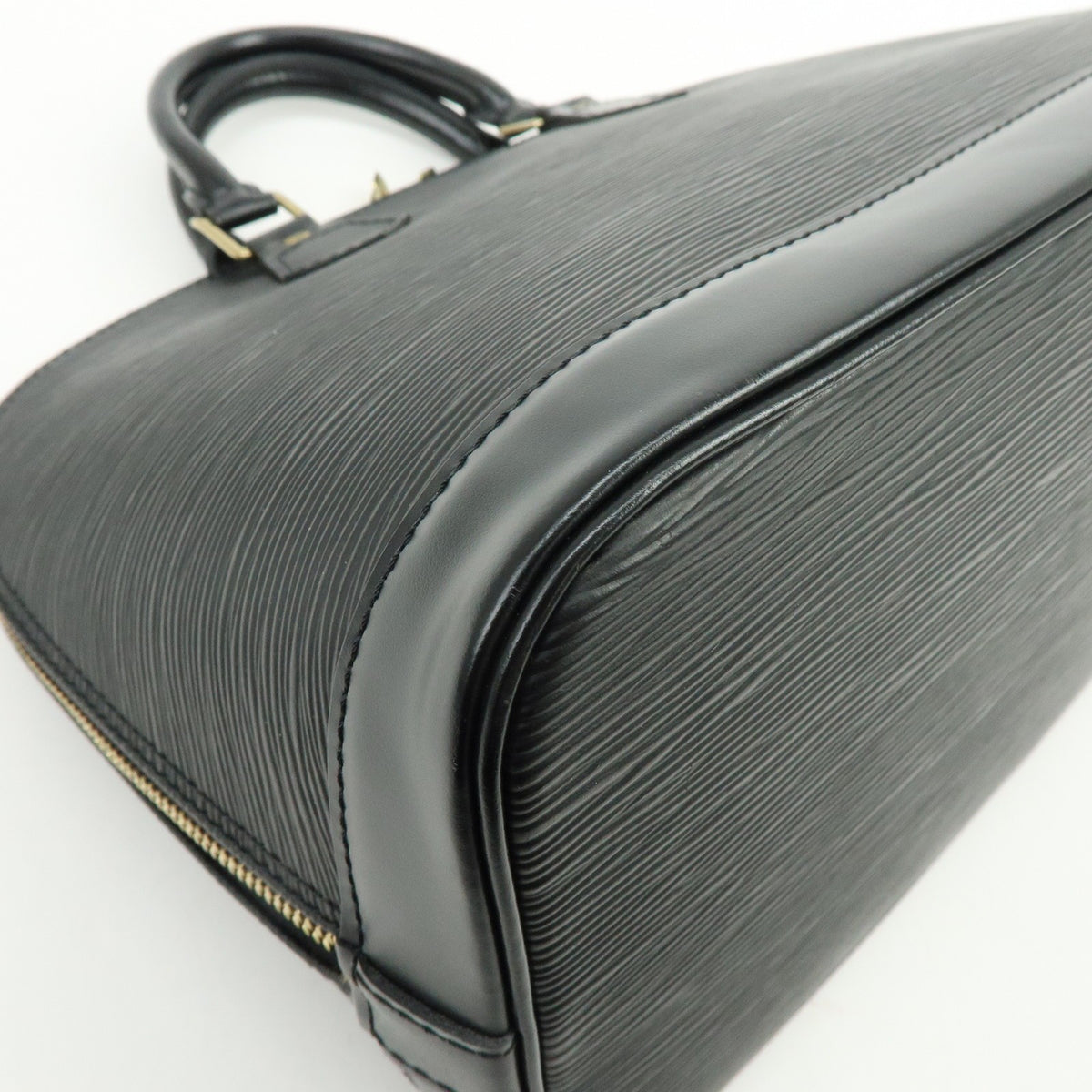 Louis Vuitton Vintage Alma Epi Leather, Black, Leather, Handbag
