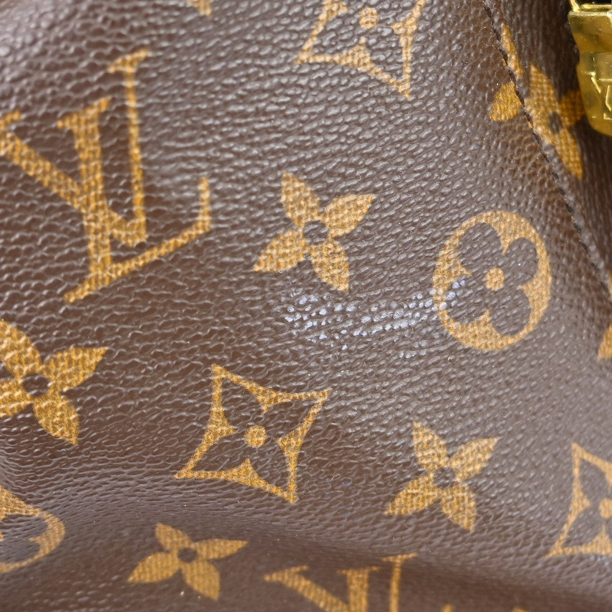 Louis Vuitton Vintage Montsouris Monogram Canvas, Brown, Canvas, Backpack