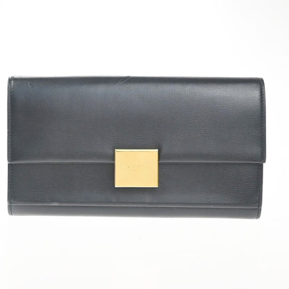 Saint Laurent Bellechasse Flap Leather, Black, Leather, Wallet