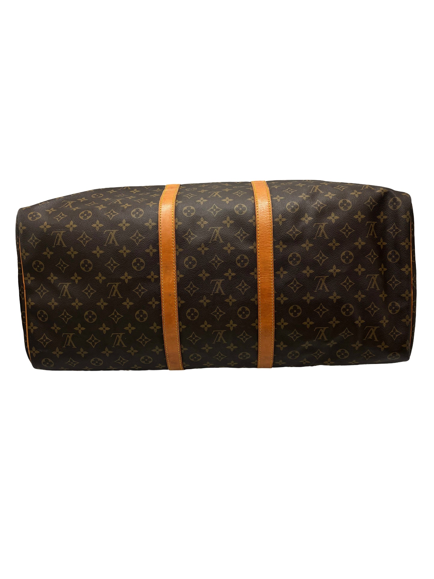 Louis Vuitton Keepall Monogram Canvas, Brown, Canvas, Travel Bag
