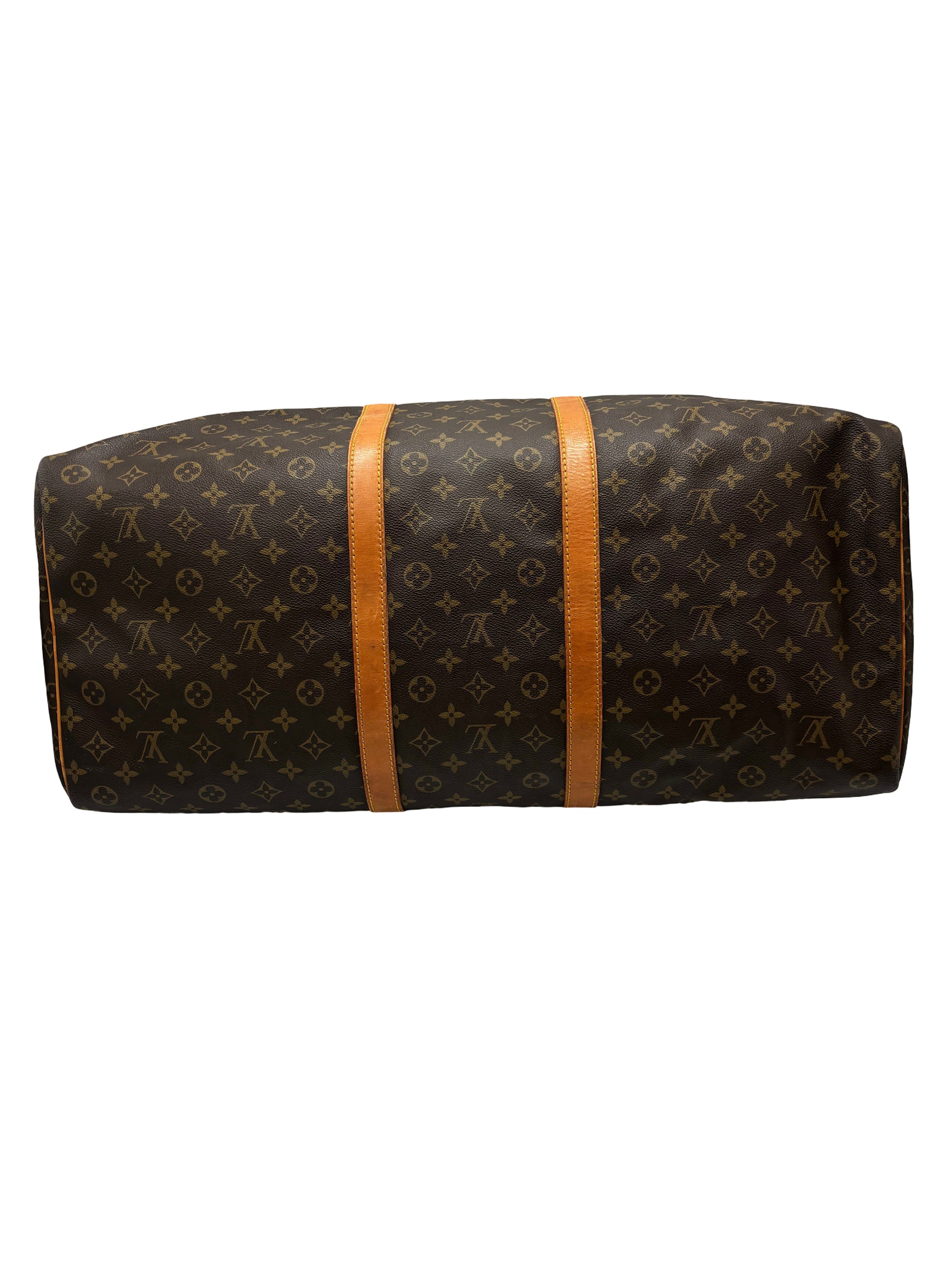 Louis Vuitton Keepall Monogram Canvas, Brown, Canvas, Travel Bag