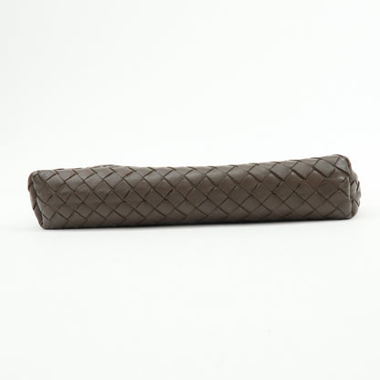 Bottega Veneta Shoulder Intrecciato Nappa, Brown, Leather, Shoulder Bag