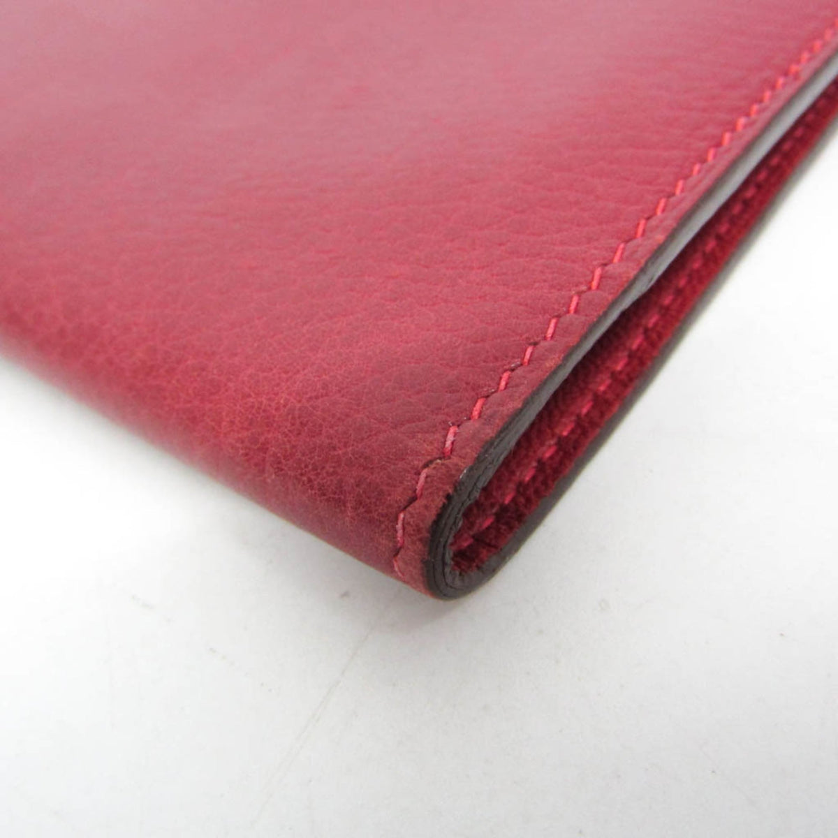Hermes Dogon Compact Leather, Red, Leather, Wallet