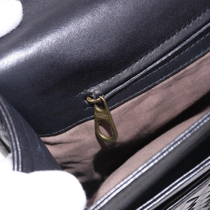 Bottega Veneta Envelope Intrecciato Nappa, Black, Leather, Briefcase