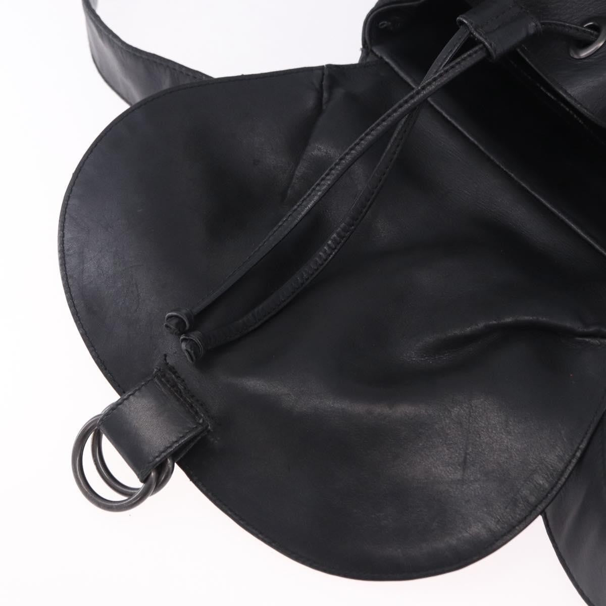 Bottega Veneta Intrecciato Leather, Black, Leather, Backpack