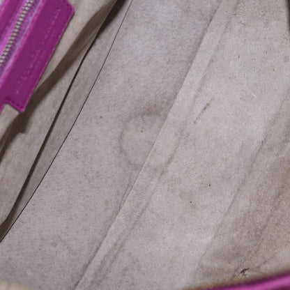 Bottega Veneta New Boston Intrecciato Nappa, Purple, Leather, Handbag